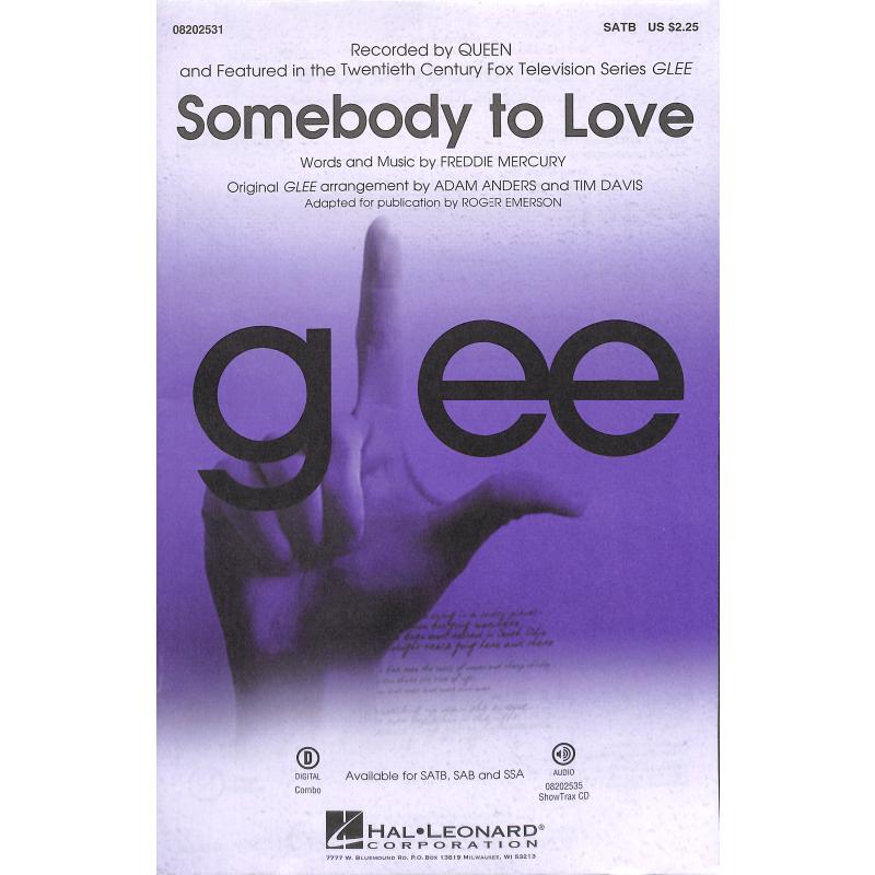 Titelbild für HL 8202531 - Somebody to love | Glee