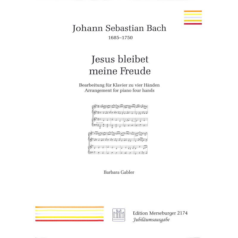 Titelbild für MERS 2174 - JESUS BLEIBET MEINE FREUDE (KANTATE BWV 147)