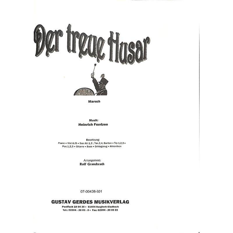 Titelbild für HGGG 438-SO - Der treue Husar