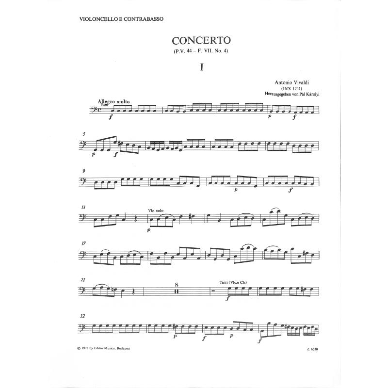 Titelbild für OCT 10056-VC - Konzert C-Dur PV 44