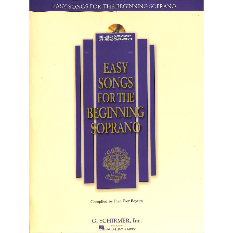 Titelbild für HL 50483756 - Easy songs for the beginning soprano