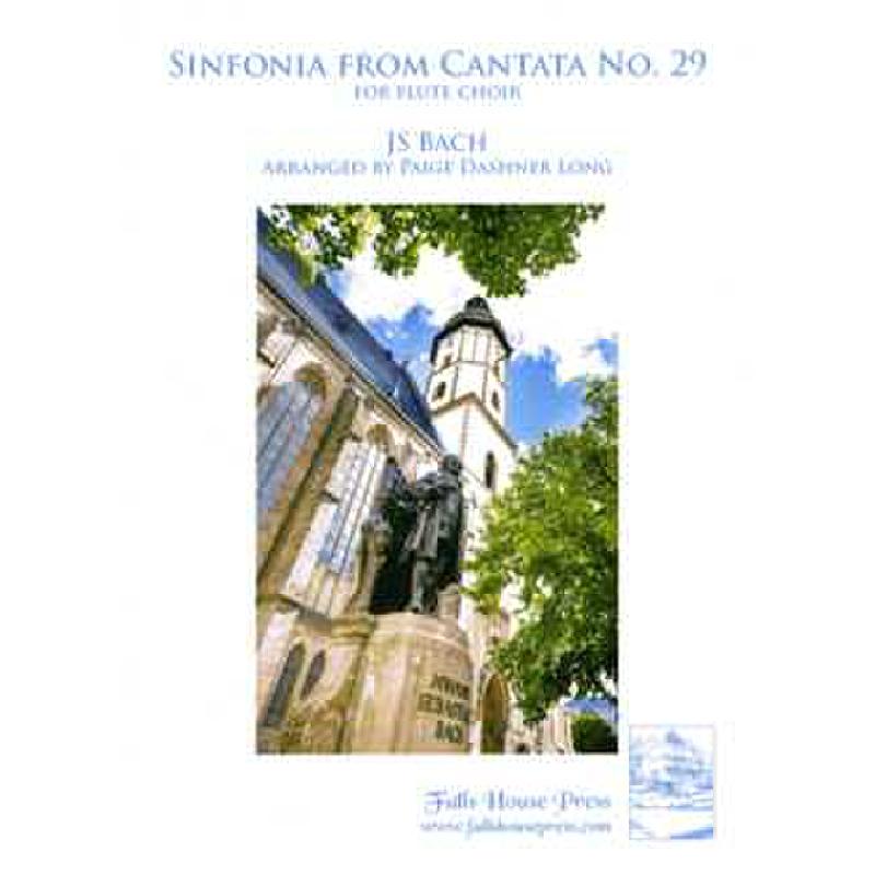 Titelbild für PRESSER -FC-PDL4 - Sinfonia aus der Ratswahlkantate BWV 29