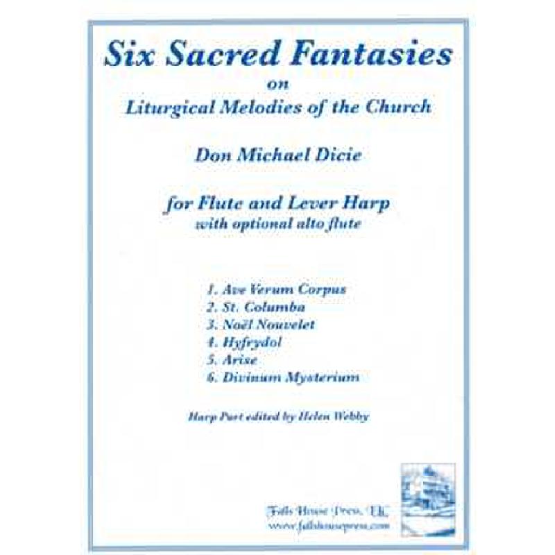Titelbild für PRESSER -FH-DD1 - 6 sacred Fantasies on liturgical melodies of the church