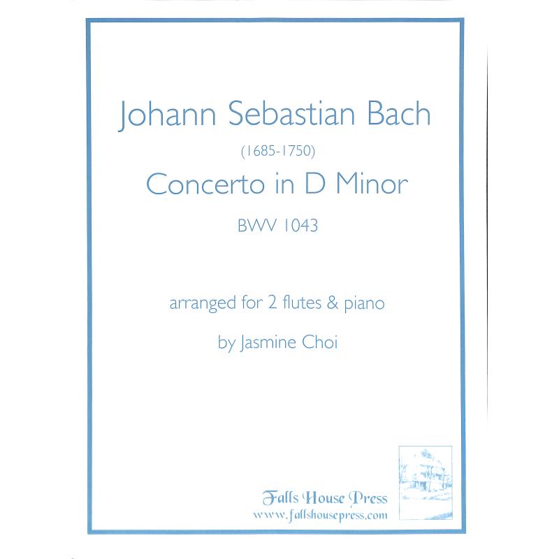 Titelbild für PRESSER 2FP-CHOI2 - KONZERT D-MOLL BWV 1043