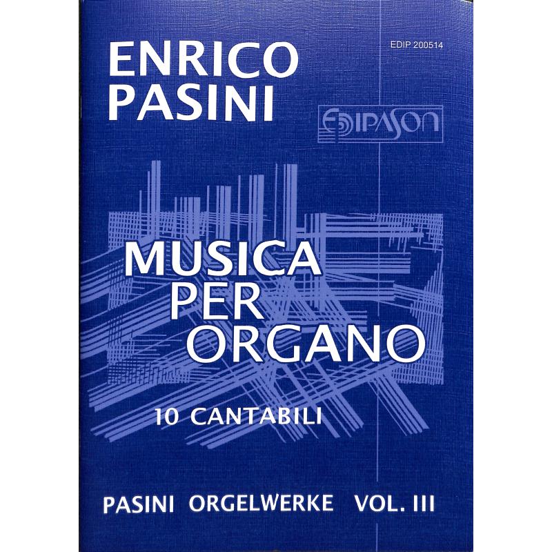 Titelbild für EDIP 200514 - MUSICA PER ORGANO 3