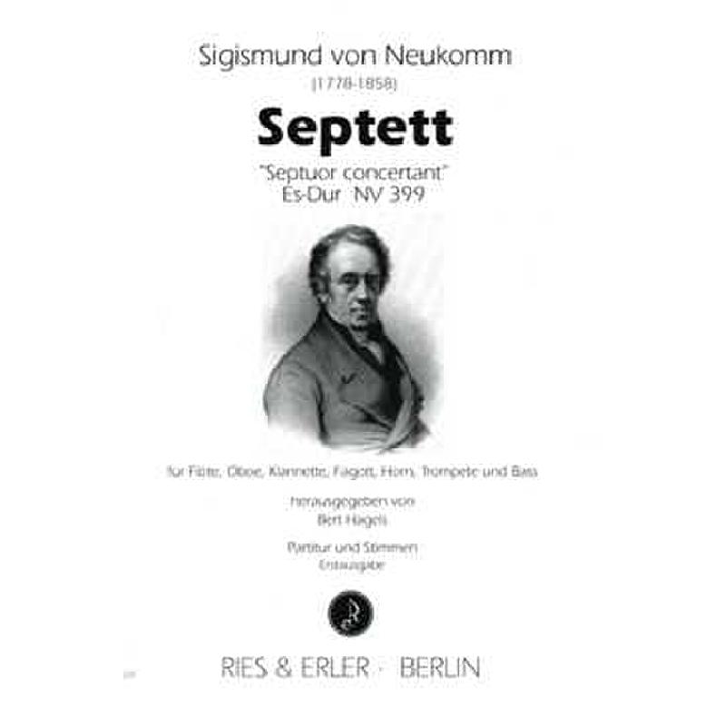 Titelbild für RE 42020 - Septett Es-Dur nv 399 (Septuor concertant)