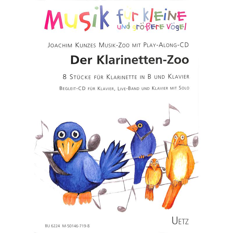 Titelbild für UETZ 6224 - Der Klarinetten Zoo | 8 Stücke