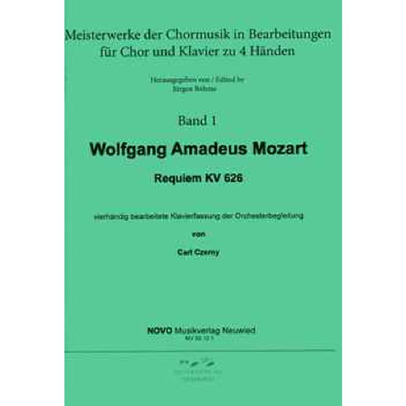 Titelbild für NV 50121 - Requiem d-moll KV 626