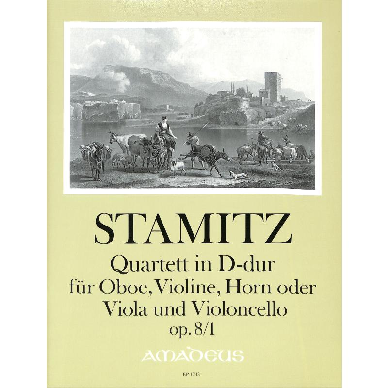 Titelbild für BP 1743 - Quartett D-Dur op 8/1