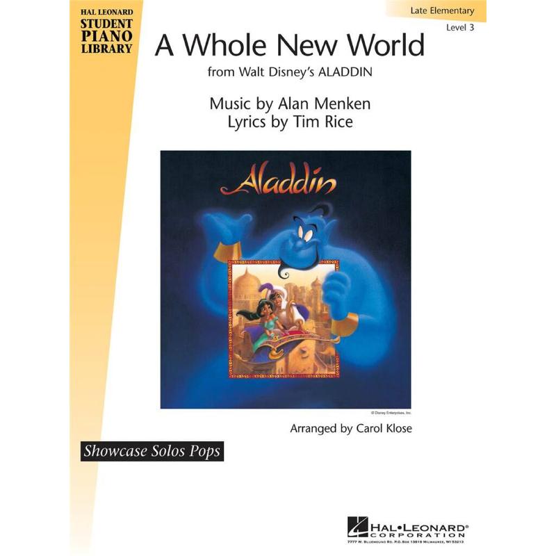 Titelbild für HL 296674 - A whole new world (aus Aladdin)