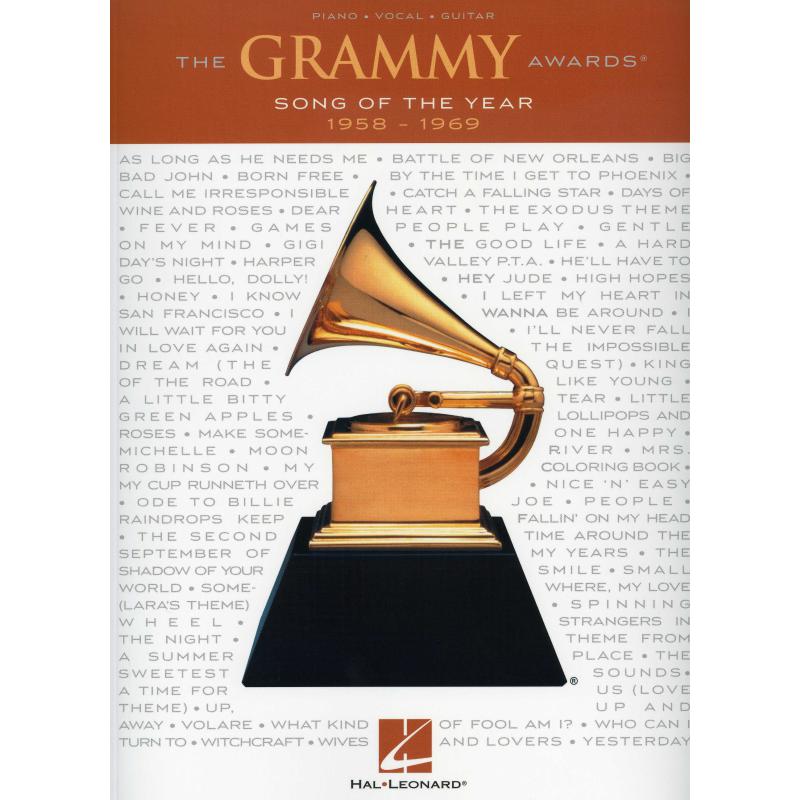Titelbild für HL 313598 - The Grammy awards song of the year 1958 - 1969