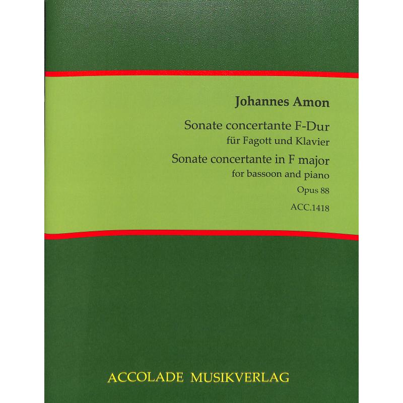 Titelbild für ACCOLADE 1418 - Sonate concertante F-Dur op 88