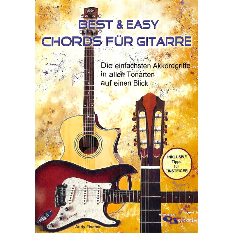 Titelbild für QS 1020 - Best + easy chords für Gitarre