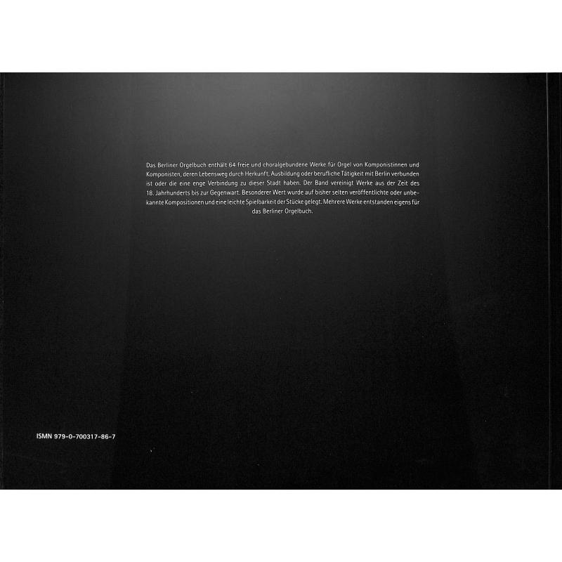 Notenbild für ORTUS 150 - BERLINER ORGELBUCH
