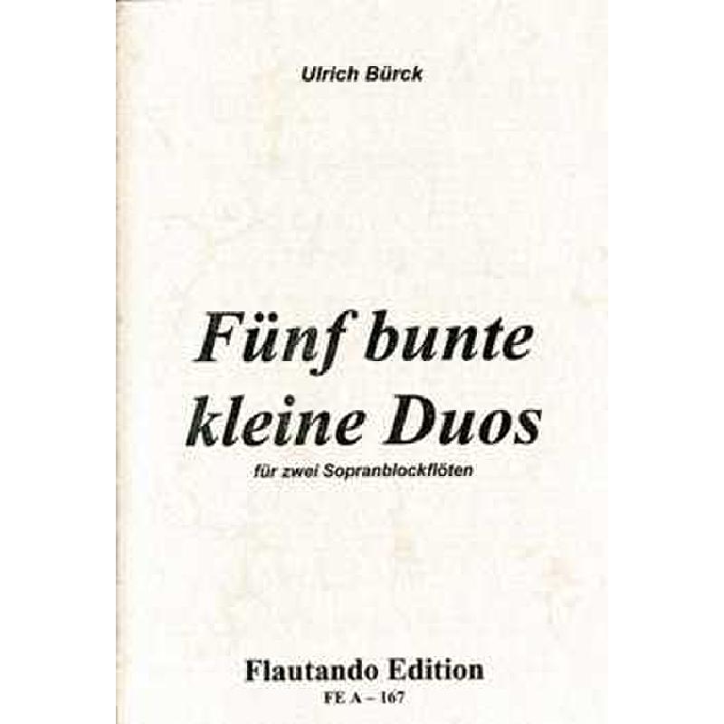 Titelbild für FE -A167 - 5 bunte kleine Duos