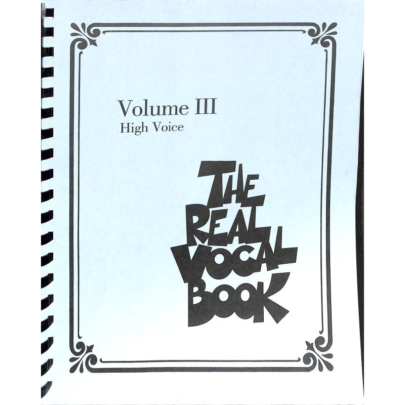 Titelbild für HL 240391 - The real vocal book 3