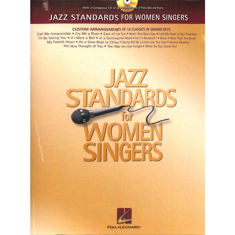 Titelbild für HL 740181 - Jazz standards for women singers