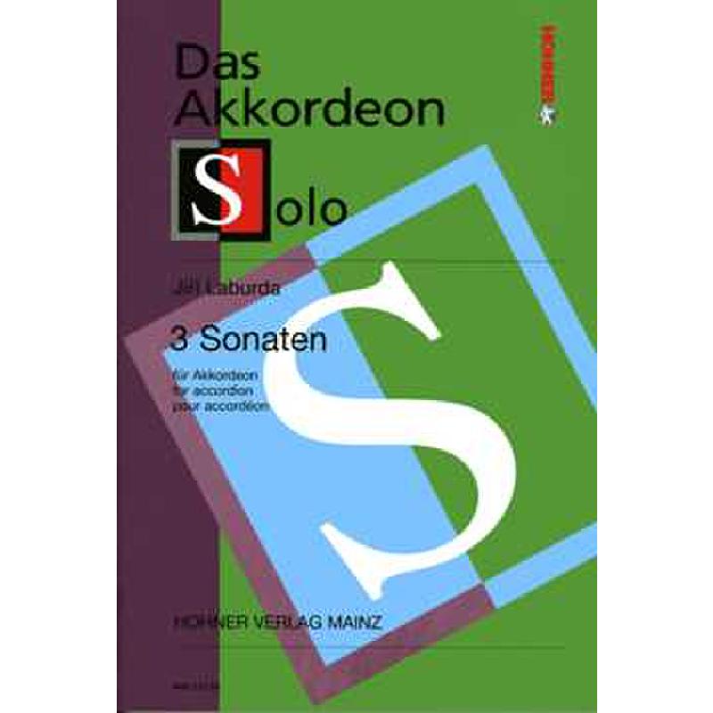 Titelbild für MHV 15120 - 3 Sonaten