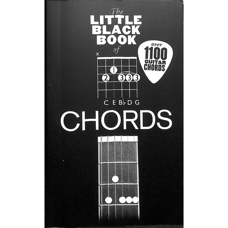 Titelbild für MSAM 1005741 - The little black book of chords | Grifftabelle
