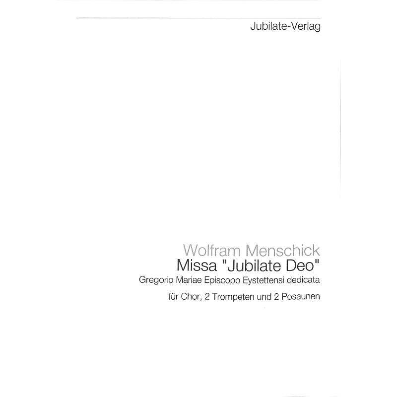 Titelbild für RM 383 - Missa jubilate deo