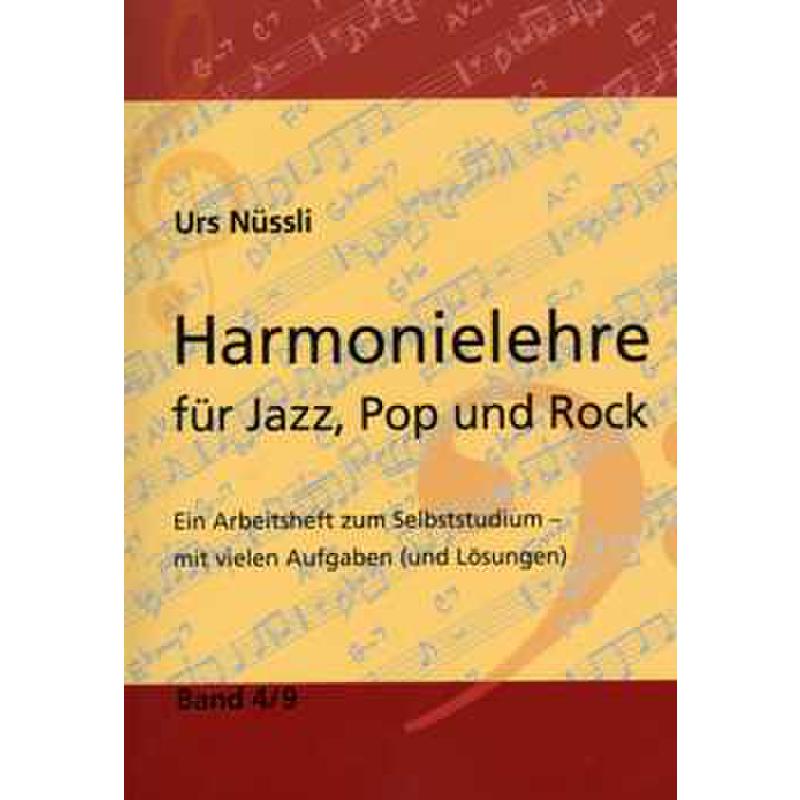 Titelbild für UN -H4 - HARMONIELEHRE FUER JAZZ POP UND ROCK 4/9