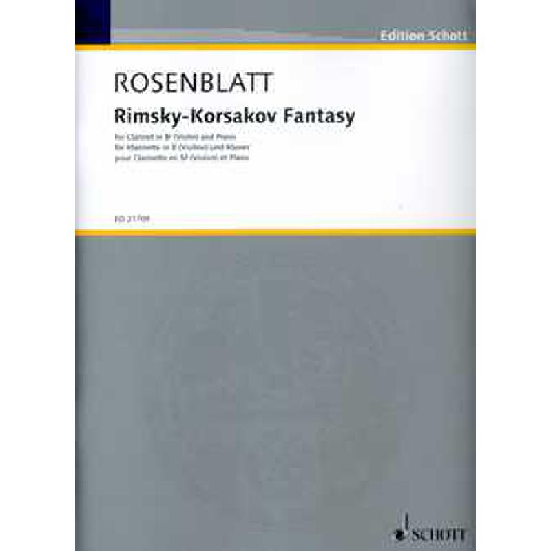 Titelbild für ED 21709 - Rimsky Korsakoff Fantasy