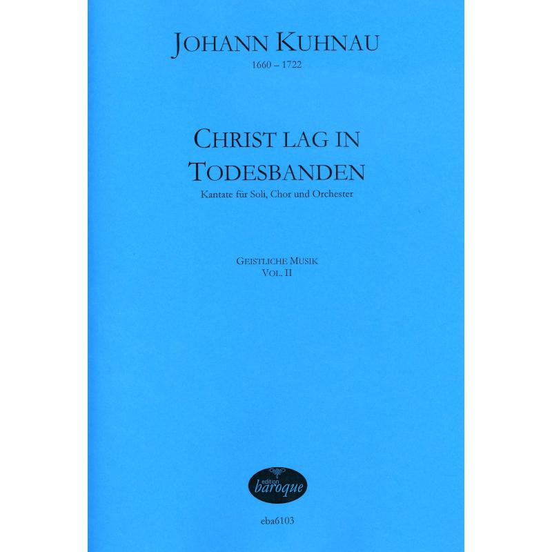 Titelbild für BAROQUE 6103 - Christ lag in Todesbanden