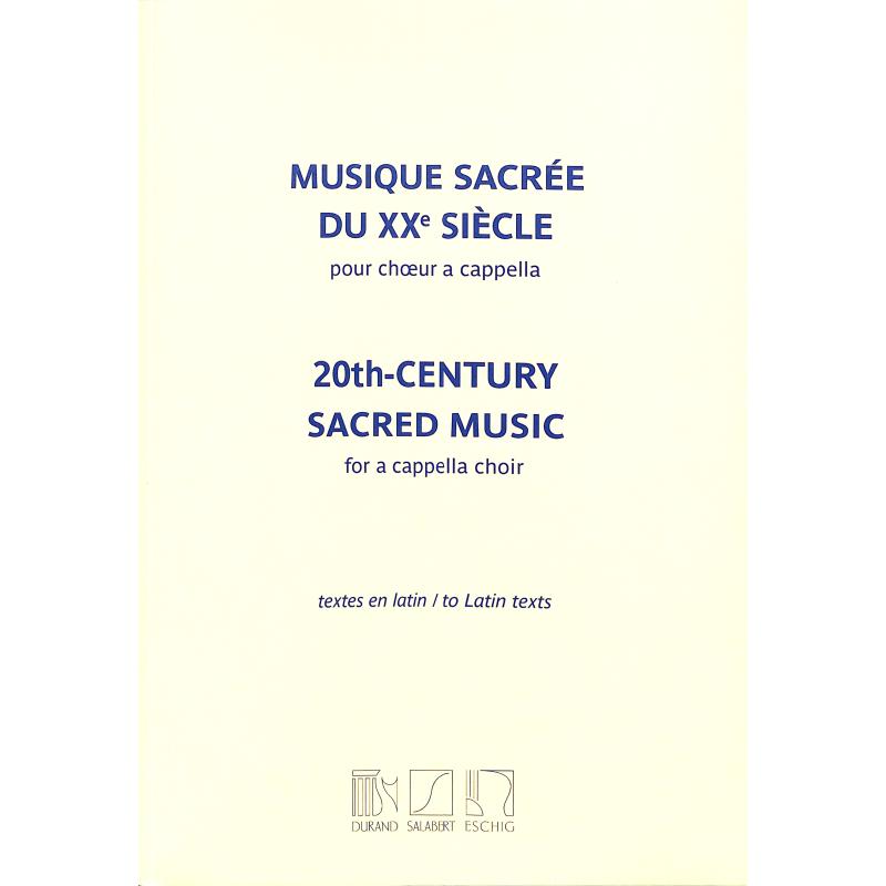 Titelbild für DF 16123 - Musique sacree du 20th siecle