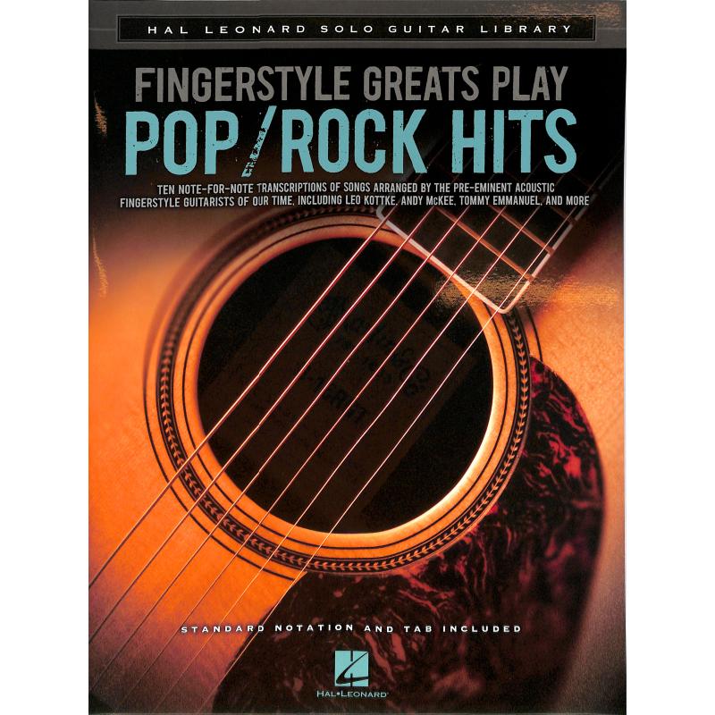 Titelbild für HL 115071 - Fingerstyle greats play Pop / Rock Hits