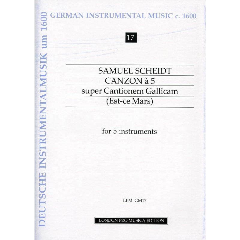 Titelbild für LPM -GM17 - Canzon a 5 super cantionem gallicam