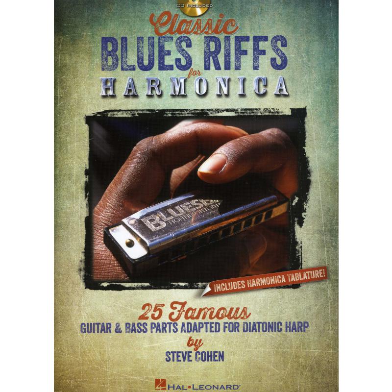 Titelbild für HL 821044 - CLASSIC BLUES RIFFS FOR HARMONICA