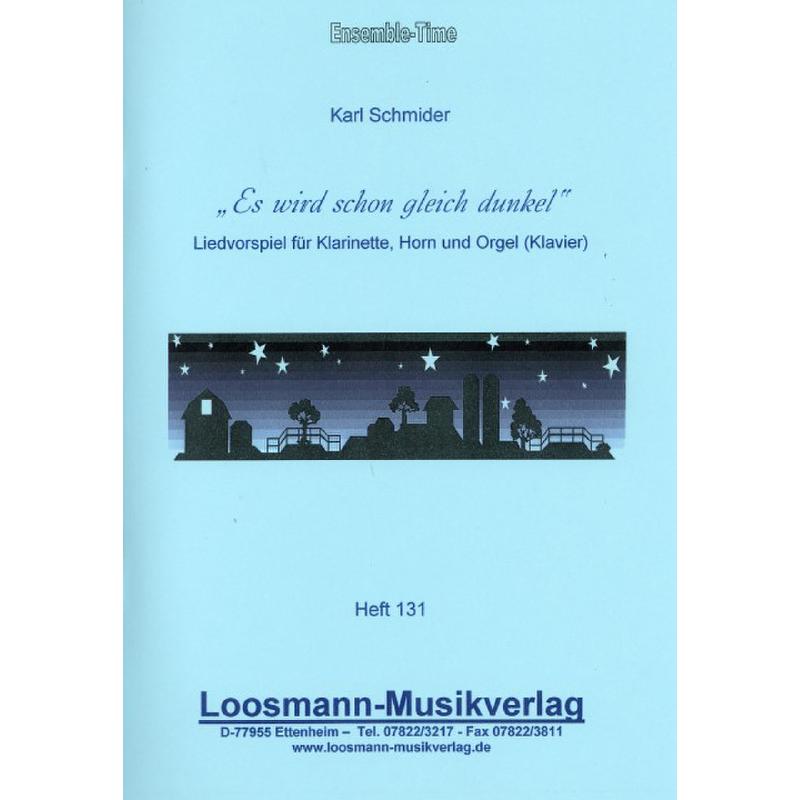 Titelbild für LOOSMANN -E0598 - Es wird schon gleich dunkel