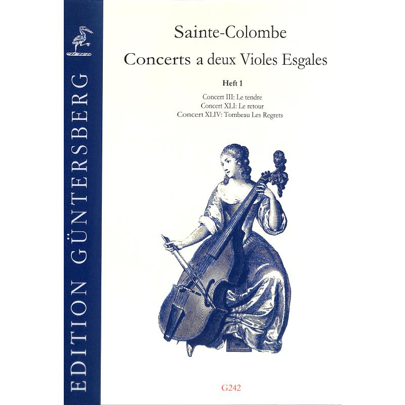 Titelbild für GUENTER -G242 - Concerts a deux violes esgales 1
