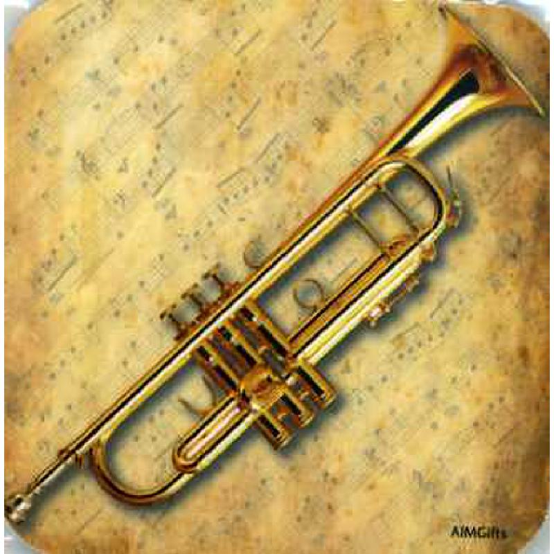 Titelbild für AIMG 29890 - Untersetzer Trompete