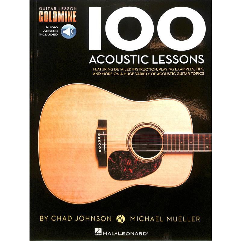 Titelbild für HL 696456 - 100 acoustic lessons