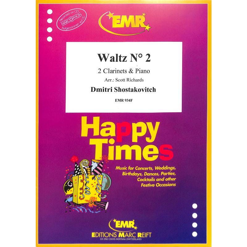 Titelbild für EMR 934F - Second Waltz (Walzer 2) aus Suite 2 für Jazz Orchester