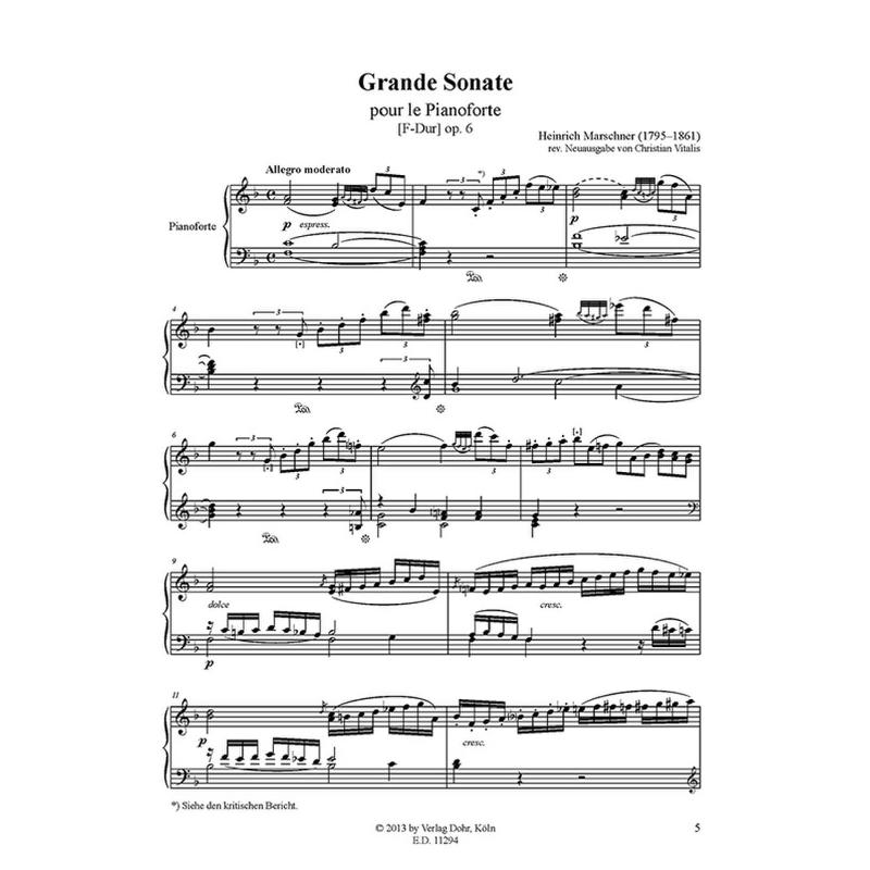 Titelbild für DOHR 11294 - Grande Sonate op 6