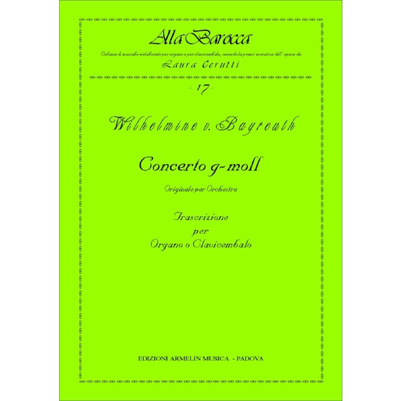 Titelbild für ARMELIN -AB-017 - Concerto g-moll | Konzert g-moll