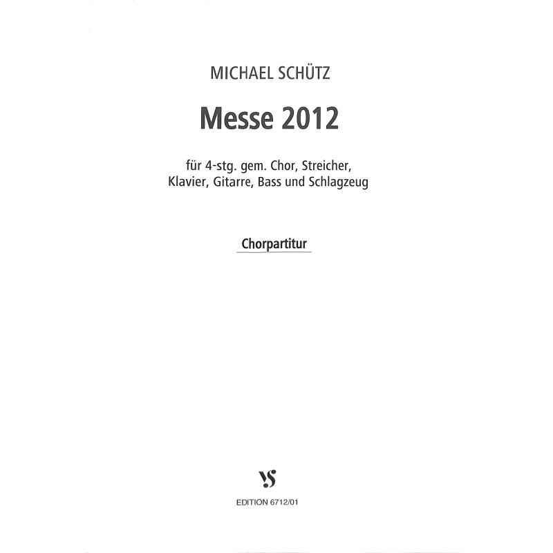 Titelbild für VS 6712-01 - MESSE 2012