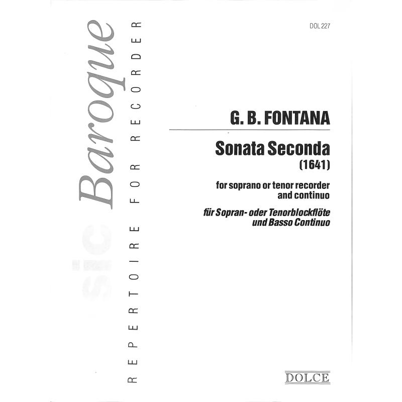 Titelbild für DOLCE 227 - Sonata seconda | Sonate 2