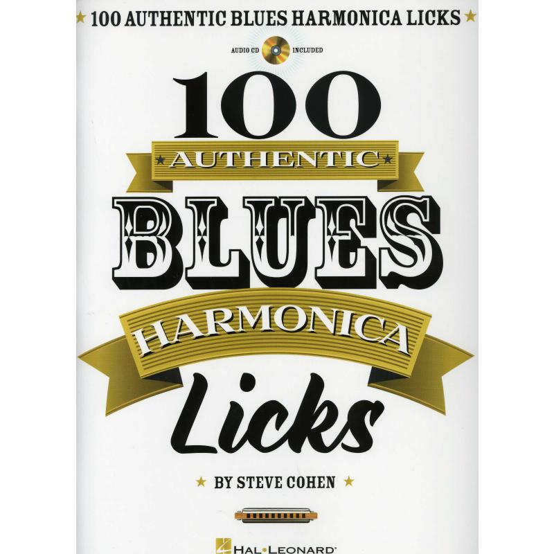 Titelbild für HL 115070 - 100 authentic blues harmonica licks