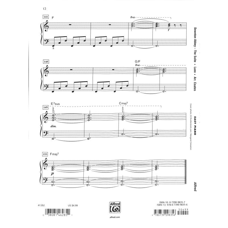 Notenbild für ALF 41392 - DOWNTON ABBEY - THE SUITE