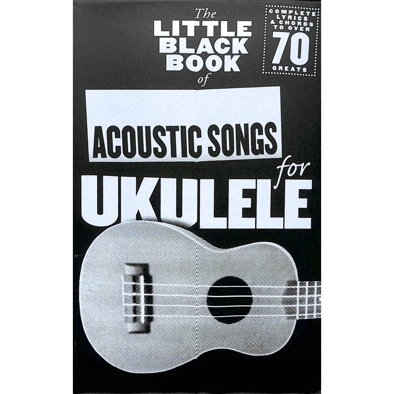 Titelbild für MSAM 1007402 - The little black book of acoustic songs