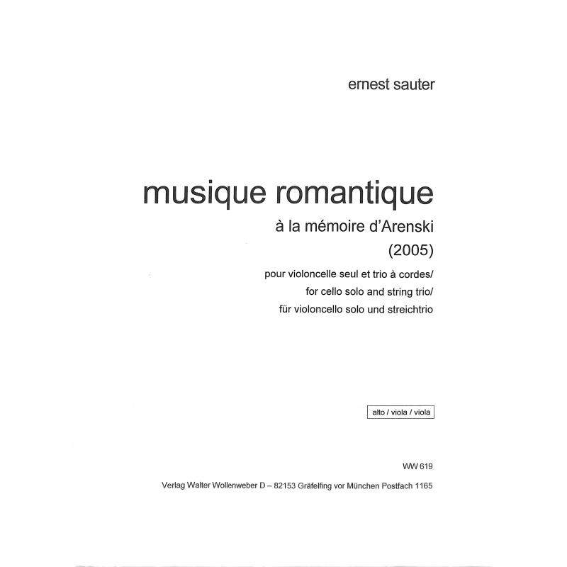 Titelbild für WW 619-VA - Musique romantique