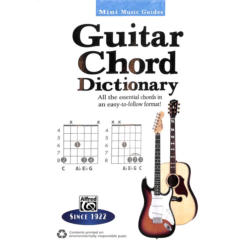 Titelbild für ALF 33501 - Guitar chord dictionary