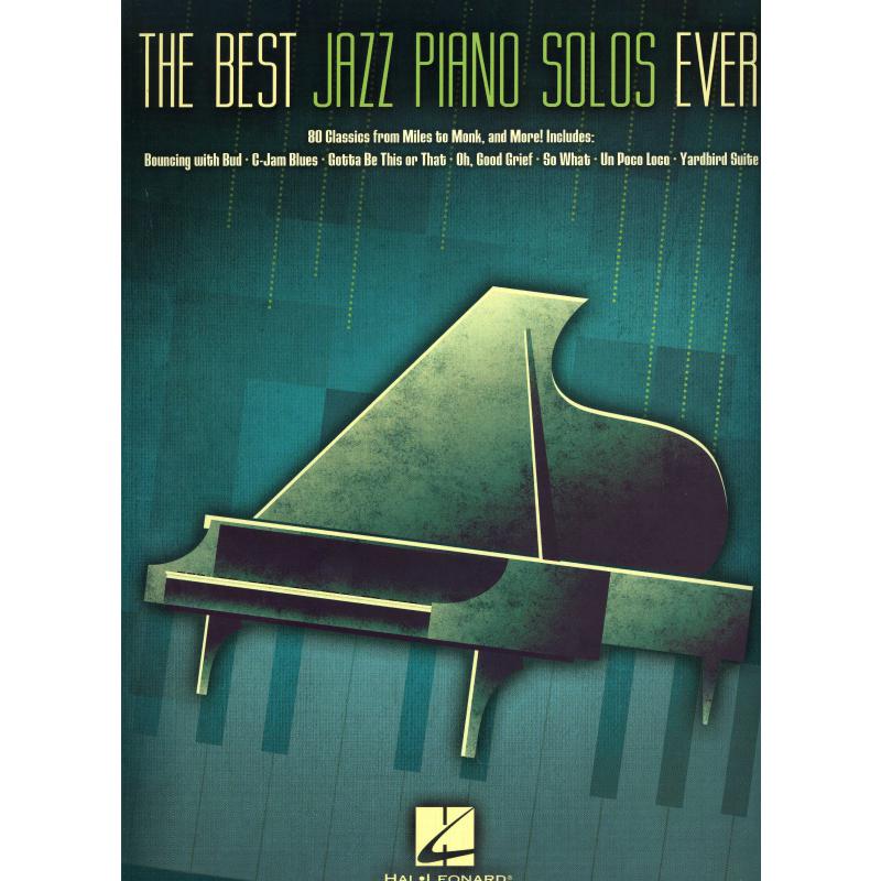 Titelbild für HL 312079 - The best Jazz Piano solos ever