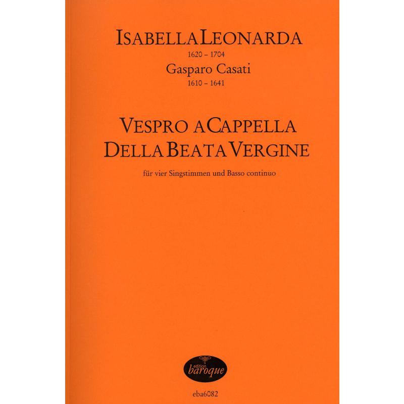Titelbild für BAROQUE 6082 - Vespro della beata vergine - Marienvesper