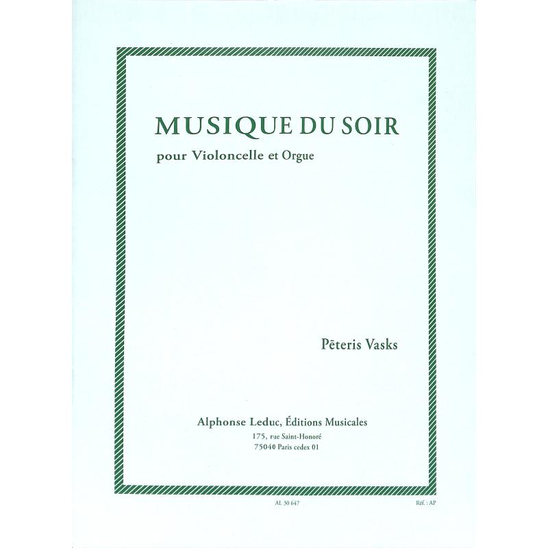 Titelbild für AL 30647 - Musique du soir