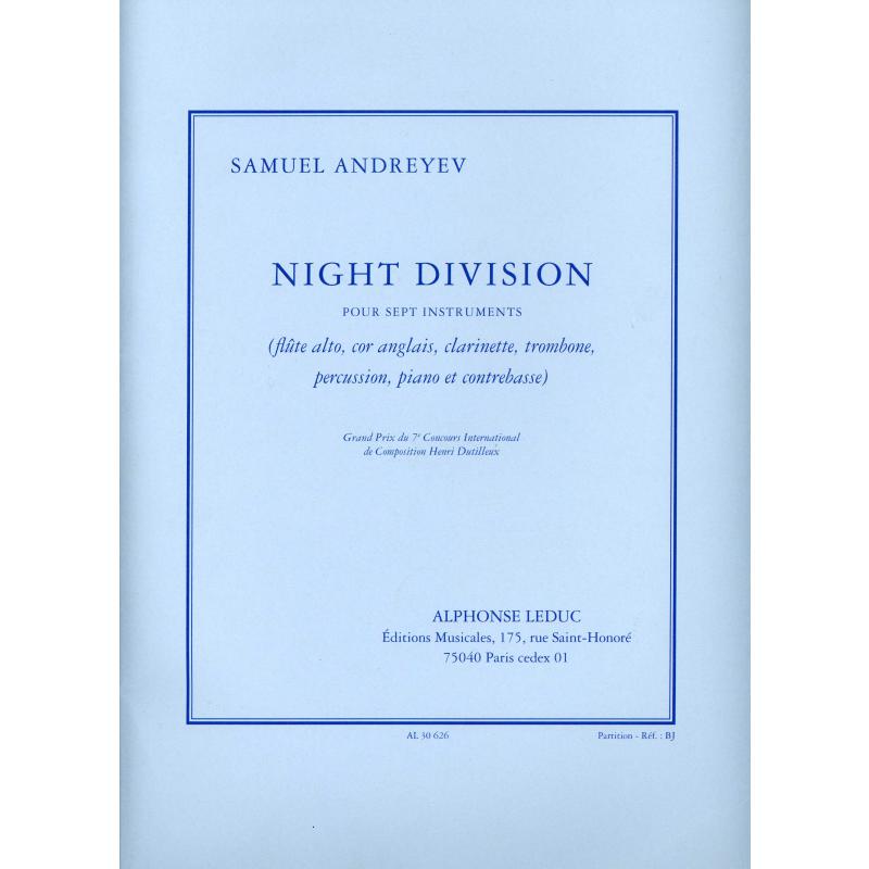Titelbild für AL 30626 - Night division