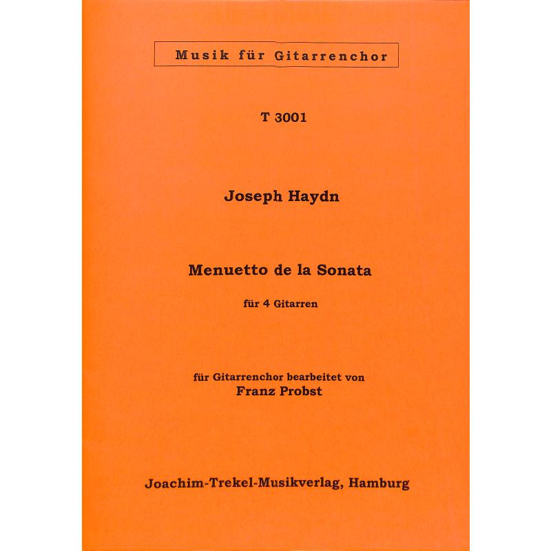 Titelbild für TREKEL -T3001 - Menuetto de la Sonata